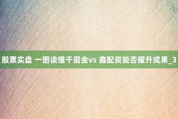 股票实盘 一图读懂千层金vs 鑫配资能否擢升成果_3